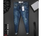 Classic Distressed Denim Jeans For Men